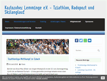 Tablet Screenshot of karlsruher-lemminge.de